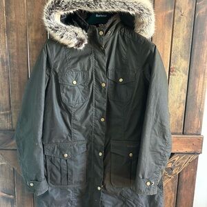 Barbour Black Field Jacket